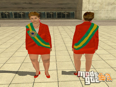 Skin Presidenta Dilma Rousseff para GTA San Andreas